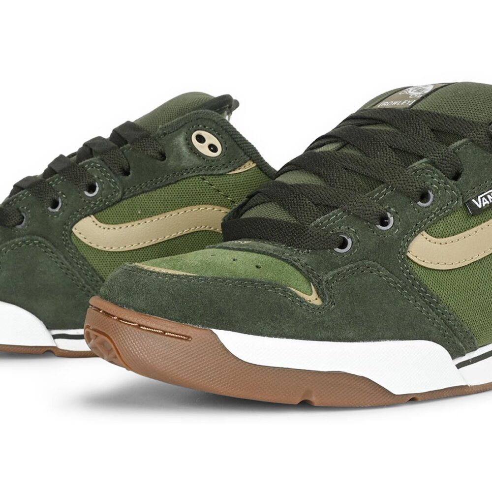 Vans Rowley XLT Skate Shoes - Dark Green