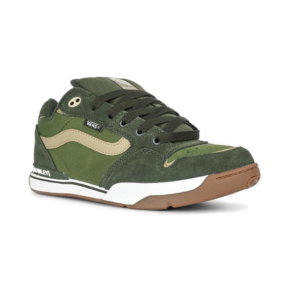 Vans Rowley XLT Skate Shoes - Dark Green