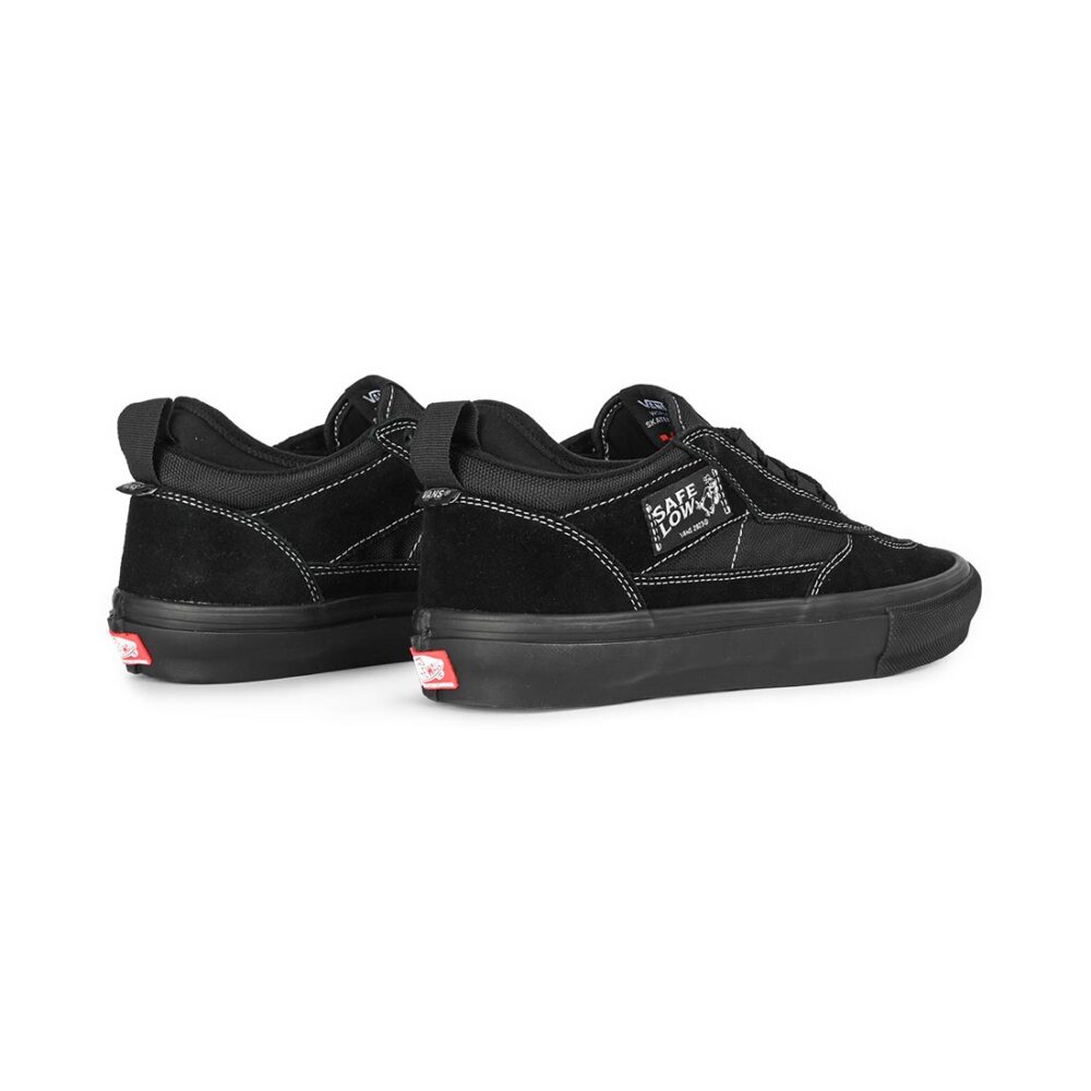 Vans Safe Low Skate Shoes - Black/Black