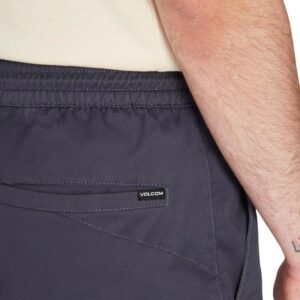 Volcom Frickin Elasticated Waist 19" Shorts - Charcoal