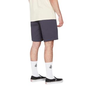 Volcom Frickin Elasticated Waist 19" Shorts - Charcoal