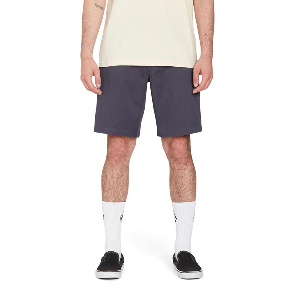 Volcom Frickin Elasticated Waist 19" Shorts - Charcoal