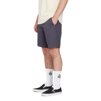 Volcom Frickin Elasticated Waist 19" Shorts - Charcoal