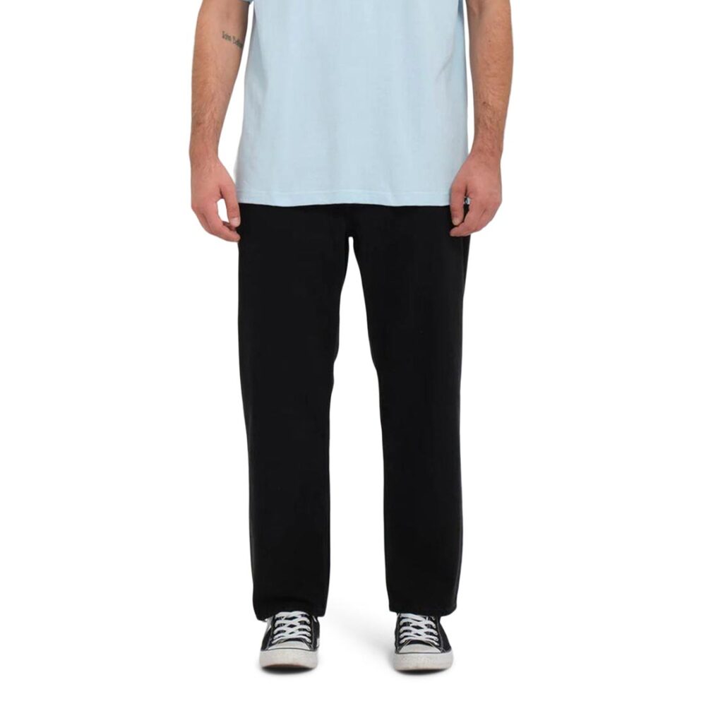 Volcom Modown Tapered Fit Jeans - Black