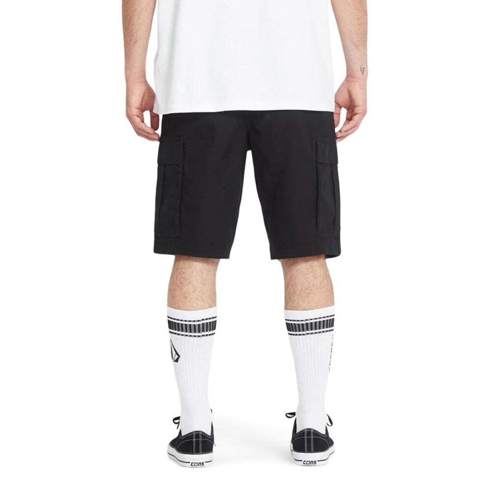 Volcom Strange Tripper 22" Cargo Shorts - Black