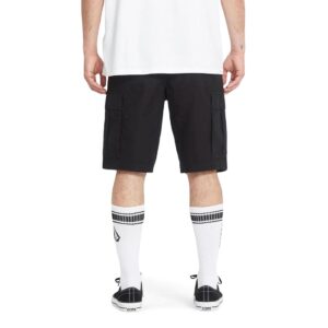 Volcom Strange Tripper 22" Cargo Shorts - Black