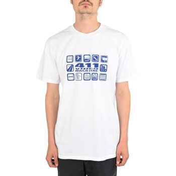 411VM Icons S/S T-Shirt - White