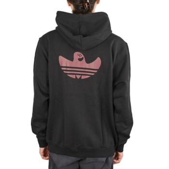Adidas Shmoo Zip-Up Hoodie - Black/Shared Red