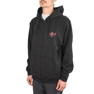Adidas Shmoo Zip-Up Hoodie - Black/Shared Red