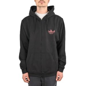 Adidas Shmoo Zip-Up Hoodie - Black/Shared Red