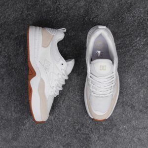 DC Ascend Skate Shoes - White/Gum
