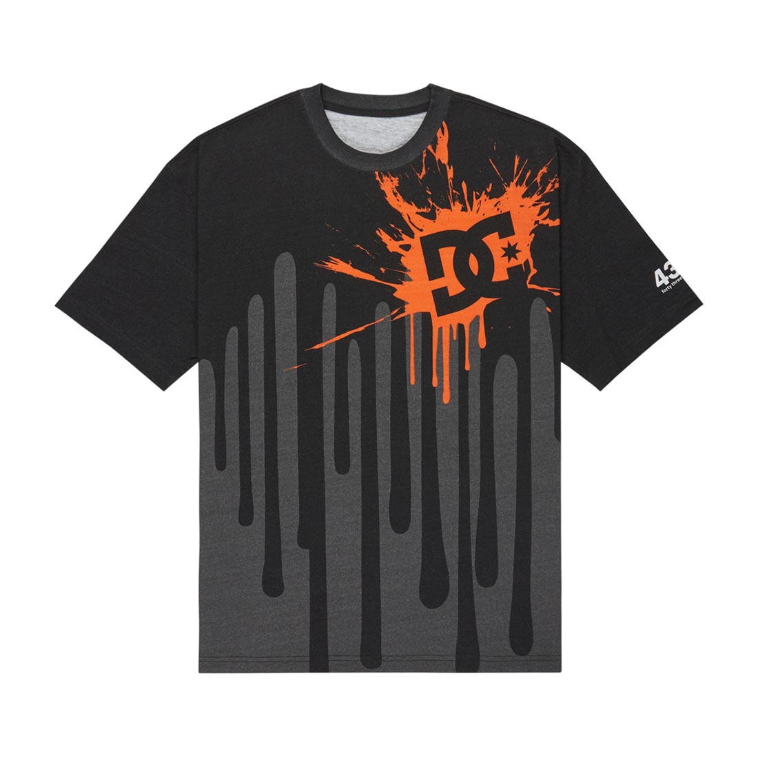 DC x 43i Big Drip S/S T-Shirt - Black - Supereight