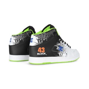 DC x 43i Manteca 4 High-Top Skate Shoes - Black/White/Multi