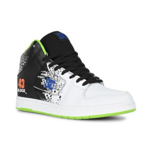 DC x 43i Manteca 4 High-Top Skate Shoes - Black/White/Multi