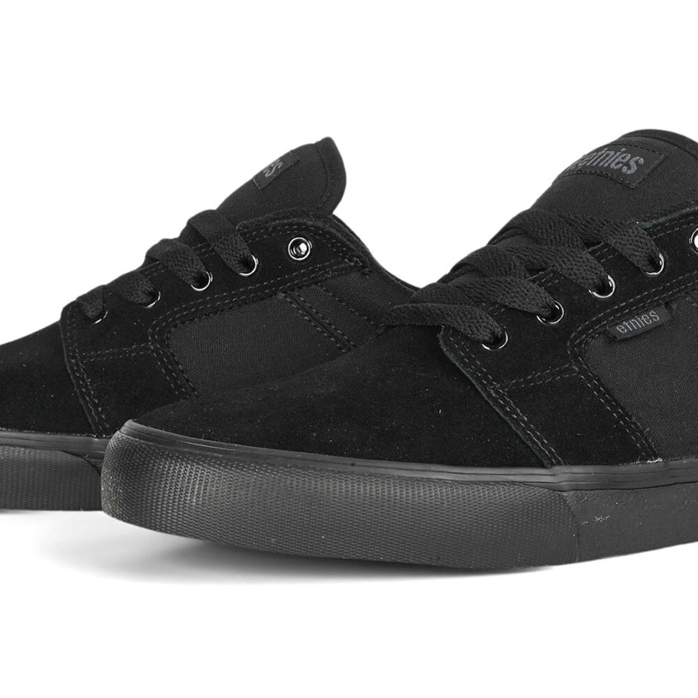 Etnies Barge LS Skate Shoes - Black/Black/Black