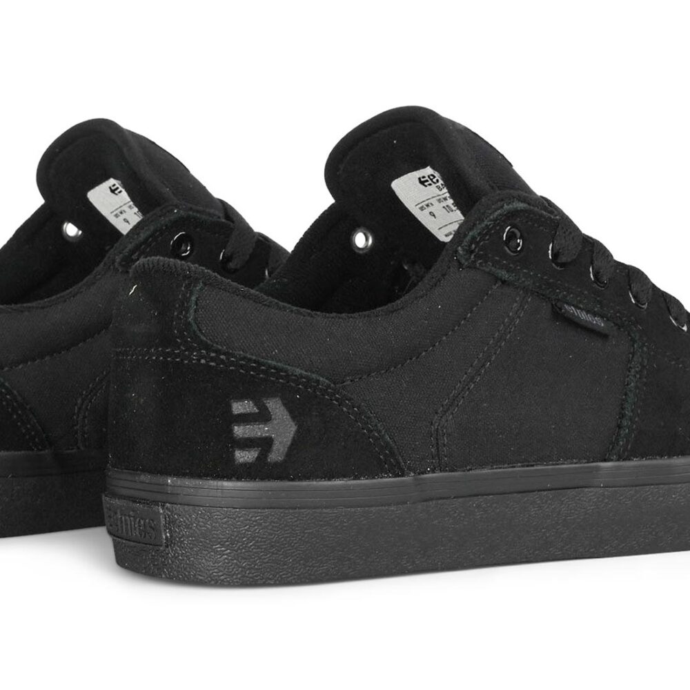 Etnies Barge LS Skate Shoes - Black/Black/Black