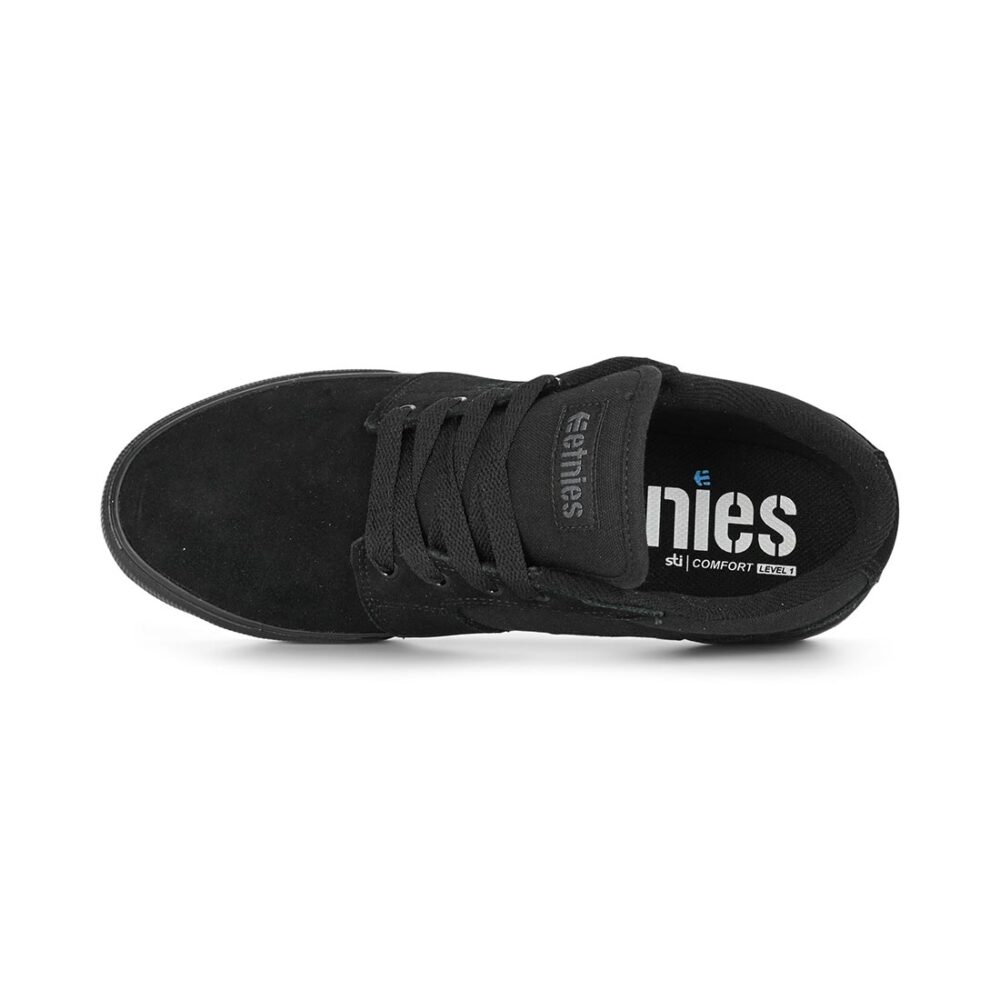 Etnies Barge LS Skate Shoes - Black/Black/Black
