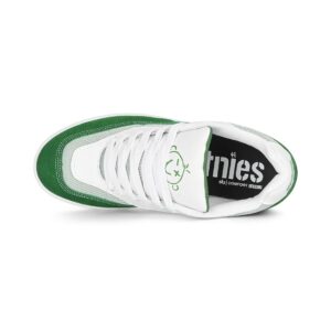 Etnies Snake Skate Shoes - Green/White/Grey