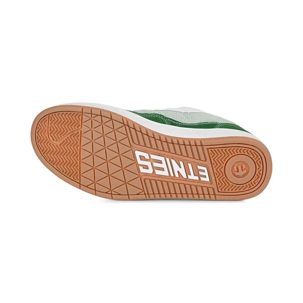 Etnies Snake Skate Shoes - Green/White/Grey
