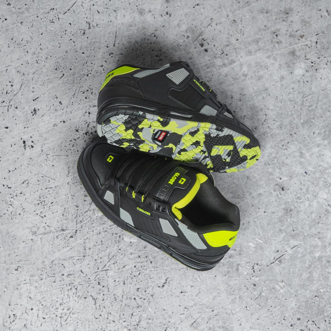Globe Sabre Skate Shoes - Black/Lime
