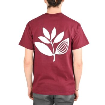 Magenta Plant S/S T-Shirt - Burgundy