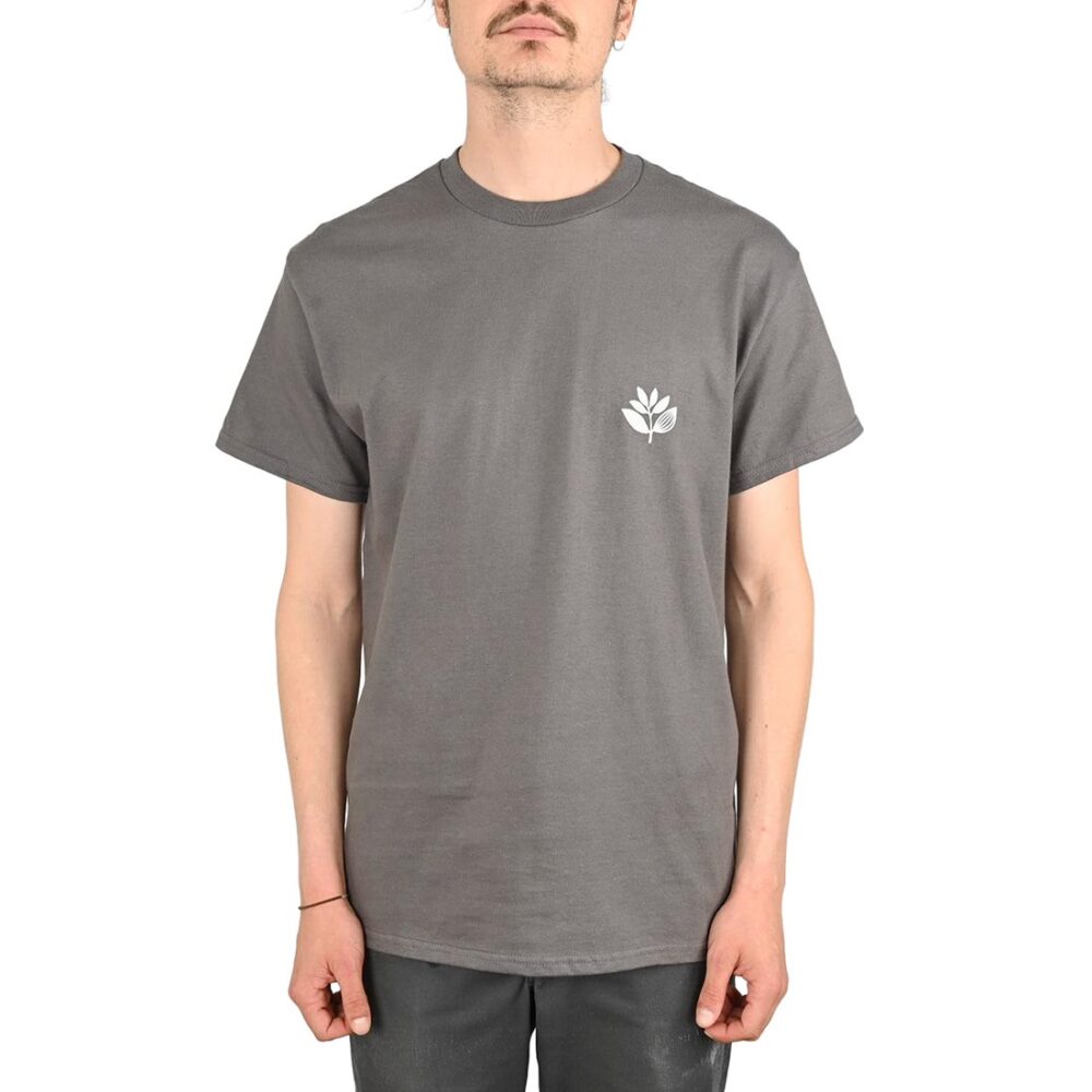 Magenta Plant S/S T-Shirt - Graphite
