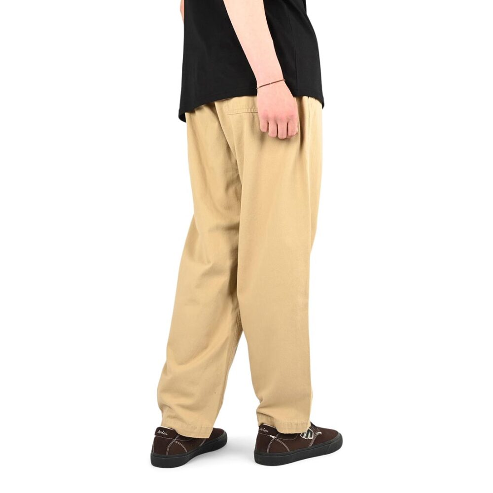 Magenta Slack Tapered Pants - Beige