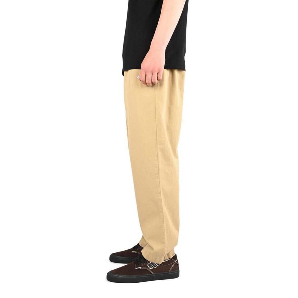 Magenta Slack Tapered Pants - Beige