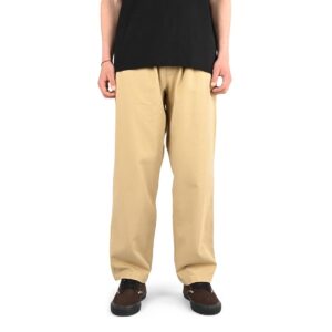 Magenta Slack Tapered Pants - Beige