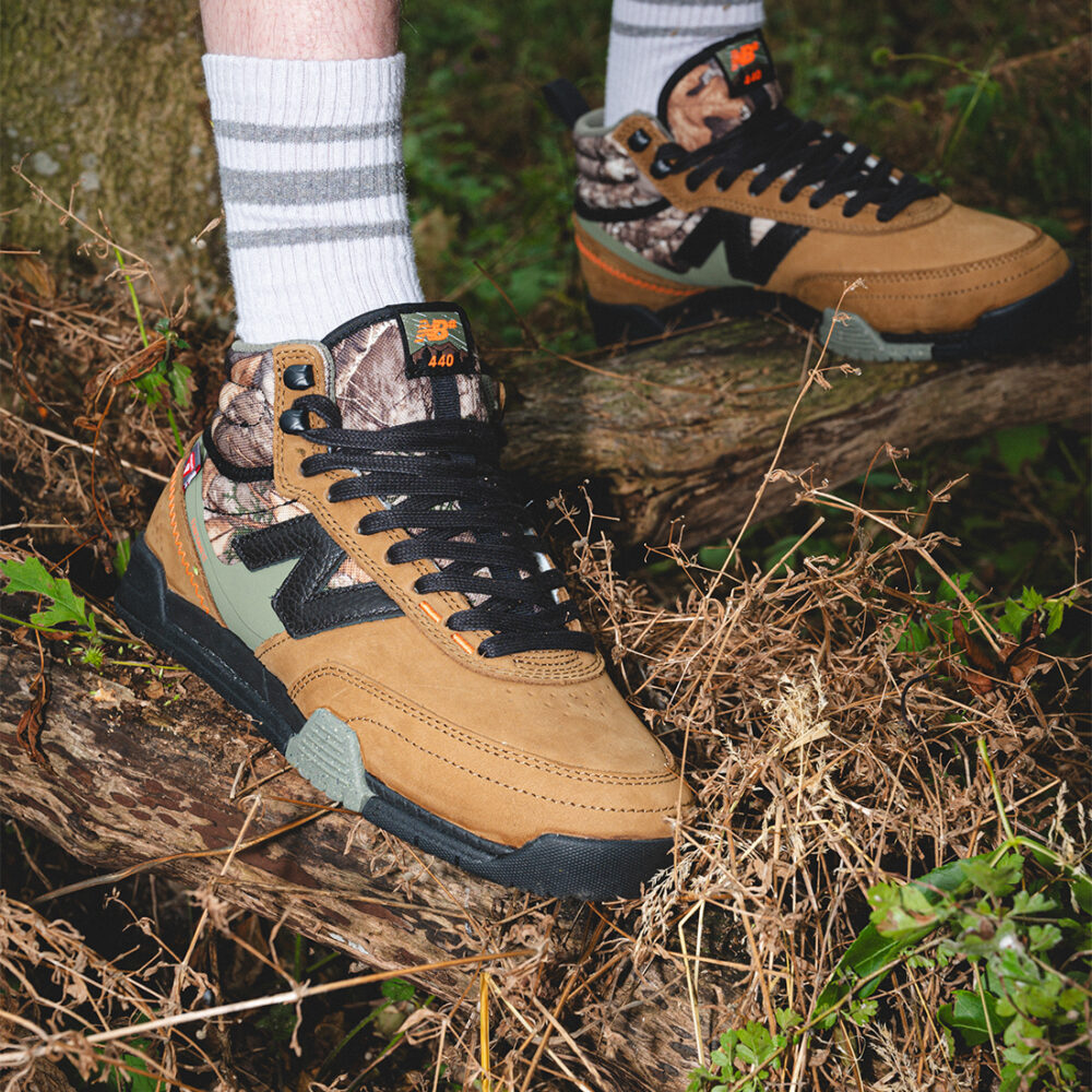 New Balance Numeric 440 High-Top V2 Trail Skate Shoes - Woodland/Black
