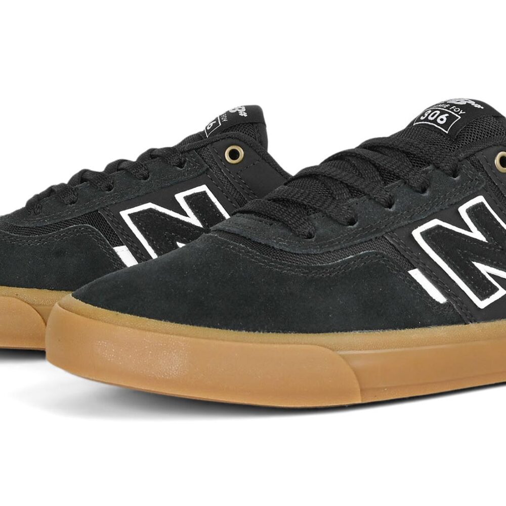New Balance Numeric 306 Foy Skate Shoes - Black/White (AW25)