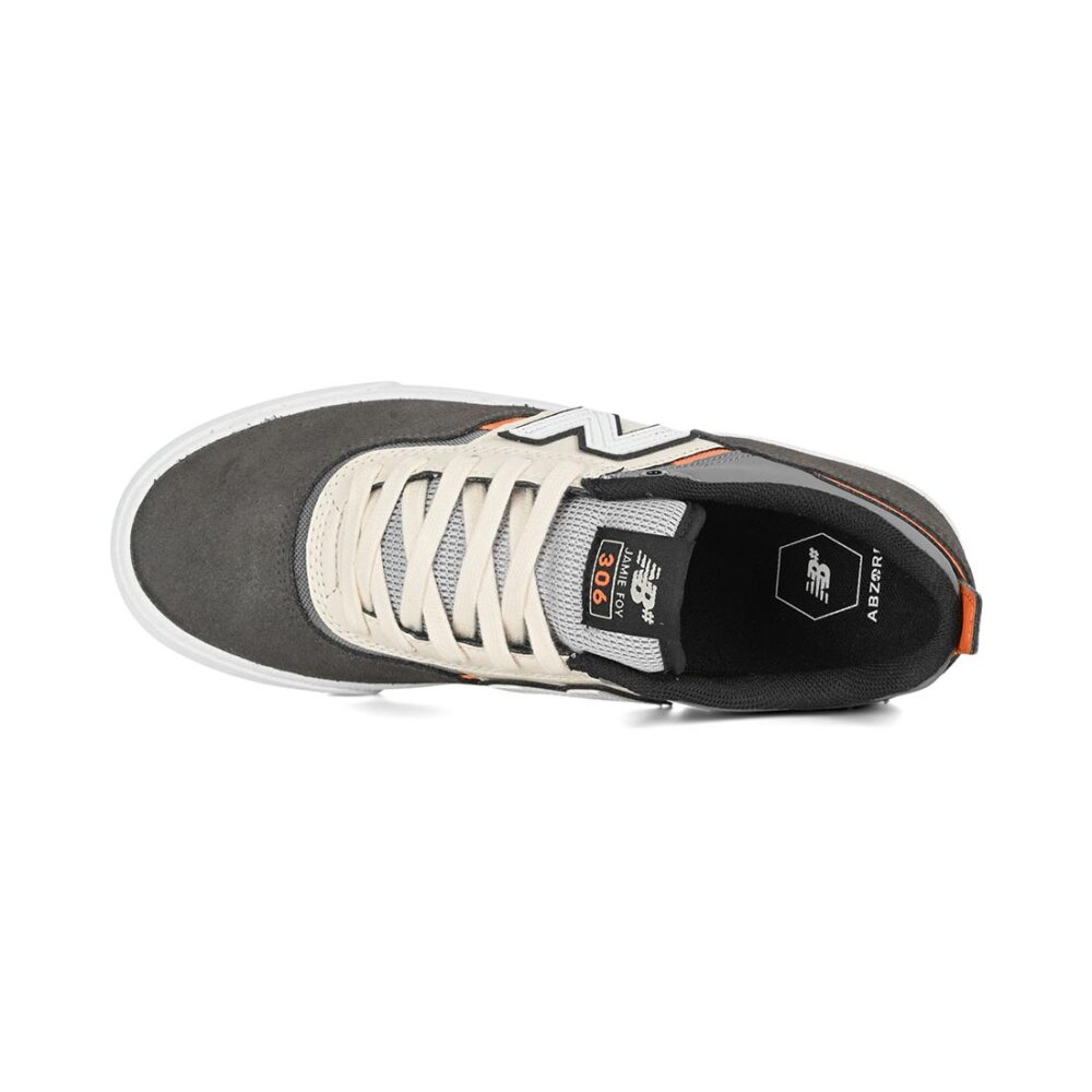 New Balance Numeric 306 Jamie Foy Skate Shoes - Black Cement/Sea Salt