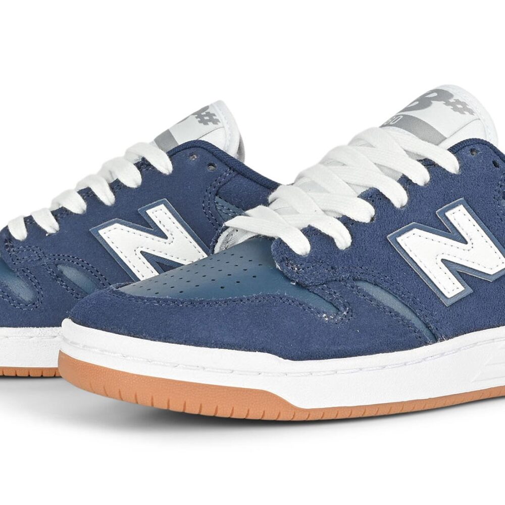 New Balance Numeric 480 Skate Shoes - Navy/White