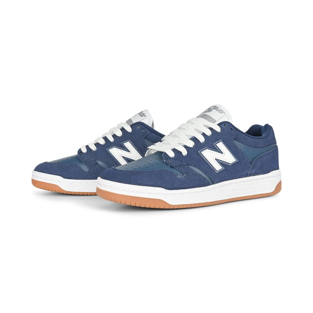 New Balance Numeric 480 Skate Shoes - Navy/White