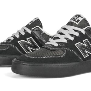 New Balance Numeric 574 Vulc Skate Shoes - Black/Grey (AW25)