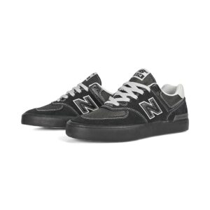 New Balance Numeric 574 Vulc Skate Shoes - Black/Grey (AW25)