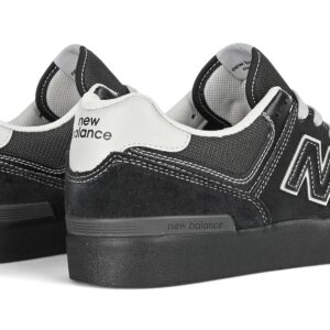 New Balance Numeric 574 Vulc Skate Shoes - Black/Grey (AW25)