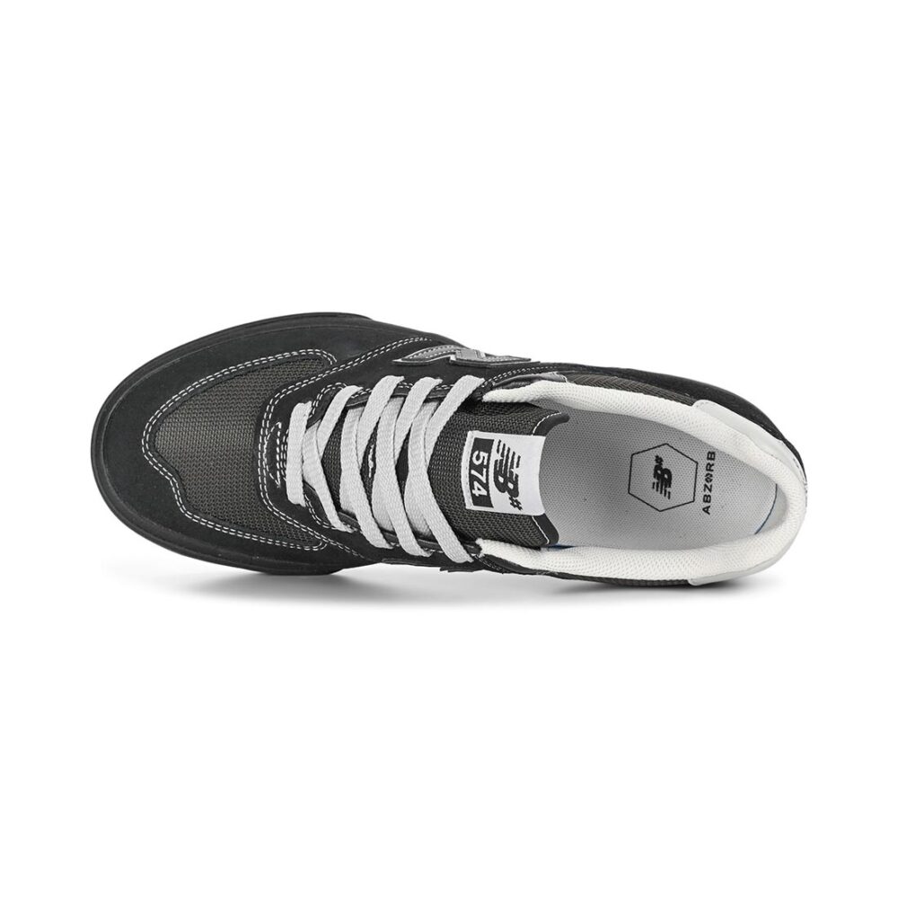 New Balance Numeric 574 Vulc Skate Shoes - Black/Grey (AW25)