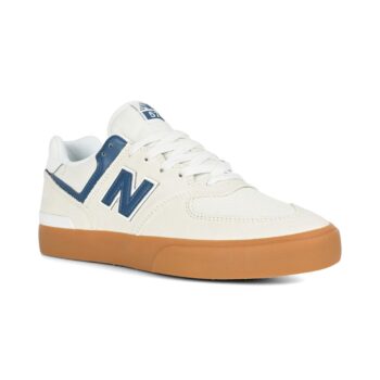 New Balance Numeric 574 Vulc Skate Shoes - Sea Salt/Dark Shoreline Blue