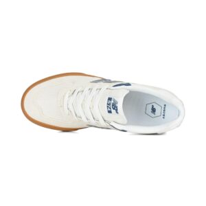 New Balance Numeric 574 Vulc Skate Shoes - Sea Salt/Dark Shoreline Blue