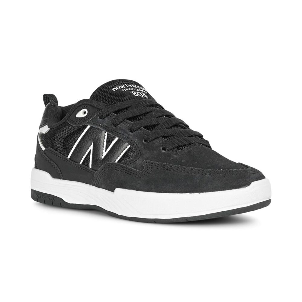 New Balance Numeric 808L Tiago Lemos Skate Shoes - Black/White