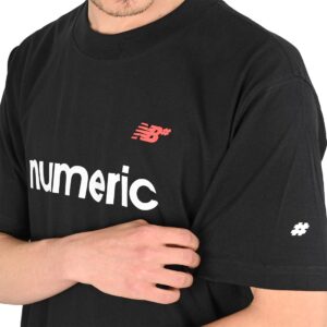 New Balance Numeric Linear Logo S/S T-Shirt - Black