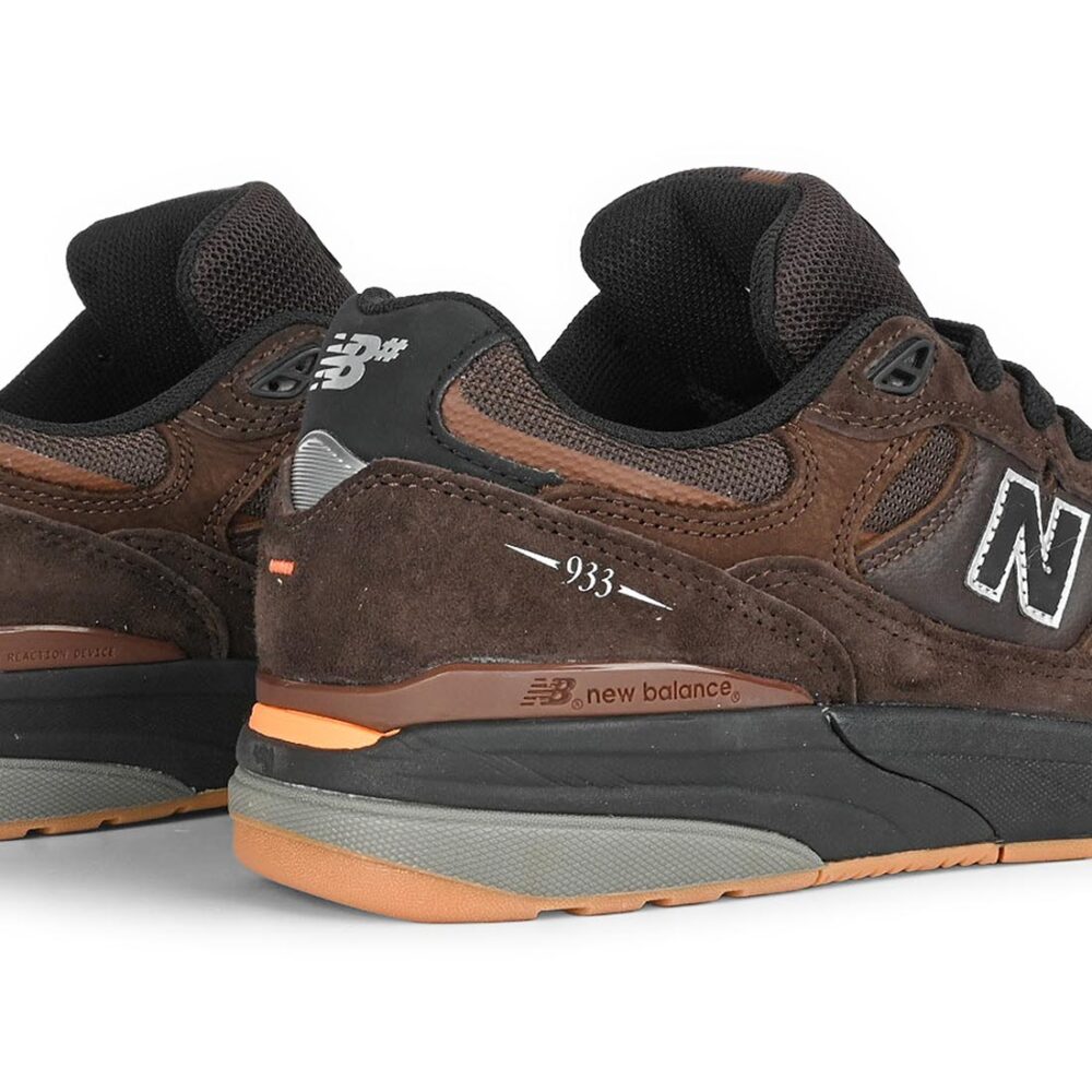 New Balance Numeric Reynolds 933 Skate Shoes - Brown/Black