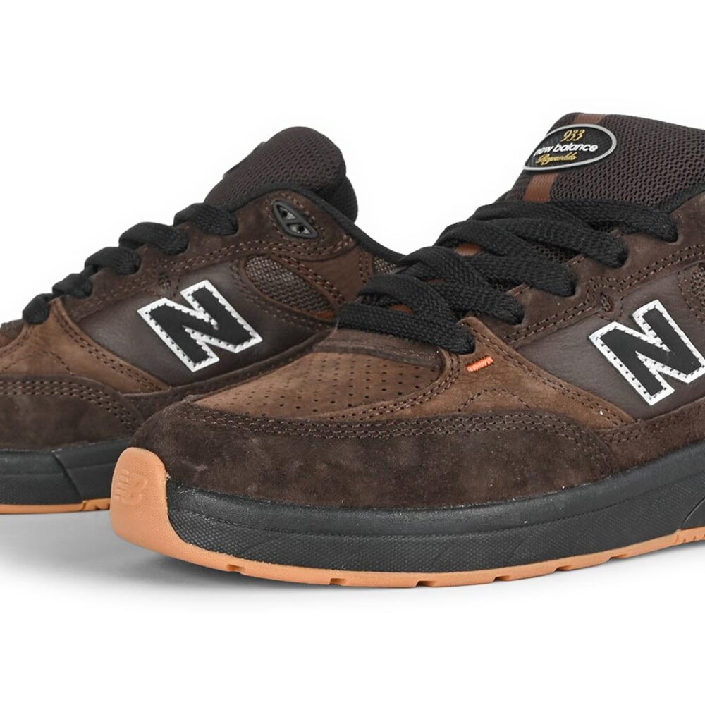 New Balance Numeric Reynolds 933 Skate Shoes - Brown/Black