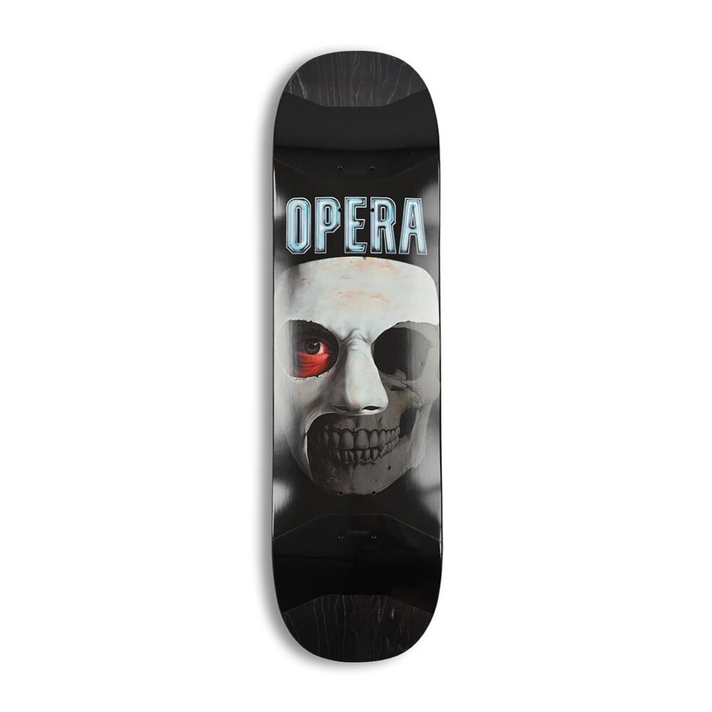 Opera Skull Mask Pop Slick Ex7 Skateboard Deck
