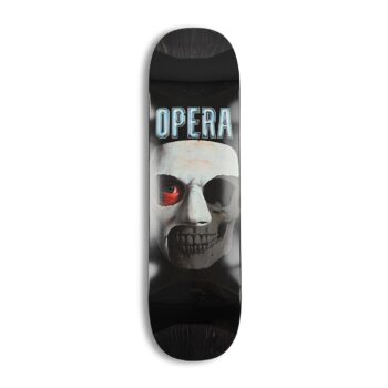 Opera Skull Mask Pop Slick Ex7 Skateboard Deck