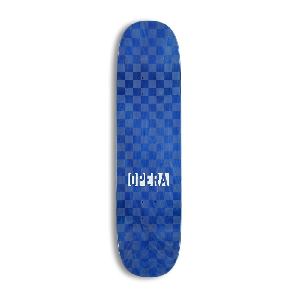 Opera Skull Mask Pop Slick Ex7 Skateboard Deck