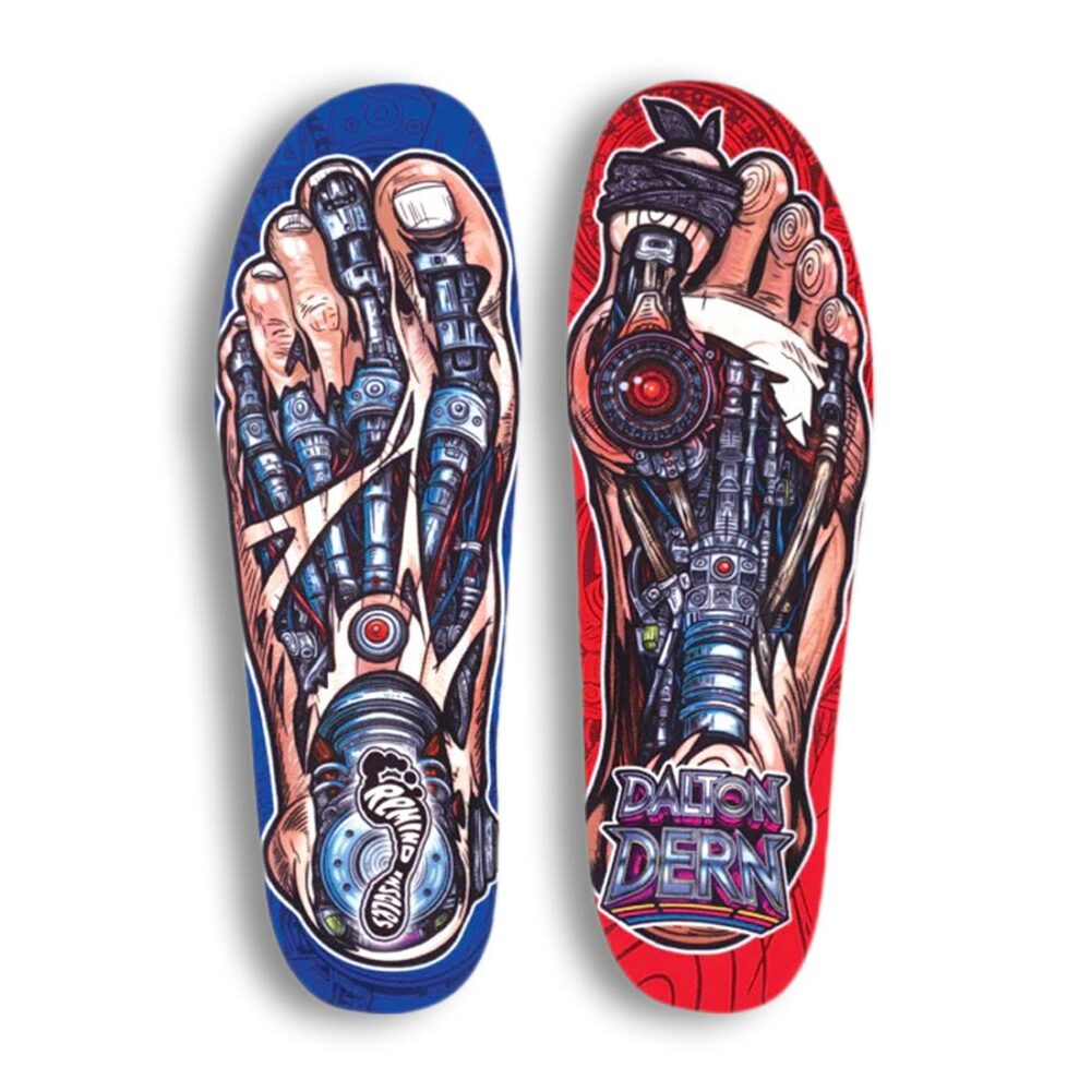 Remind Destin Impact 5.5mm Low-All Arch Insoles - Dalton Dern Gnar Foot
