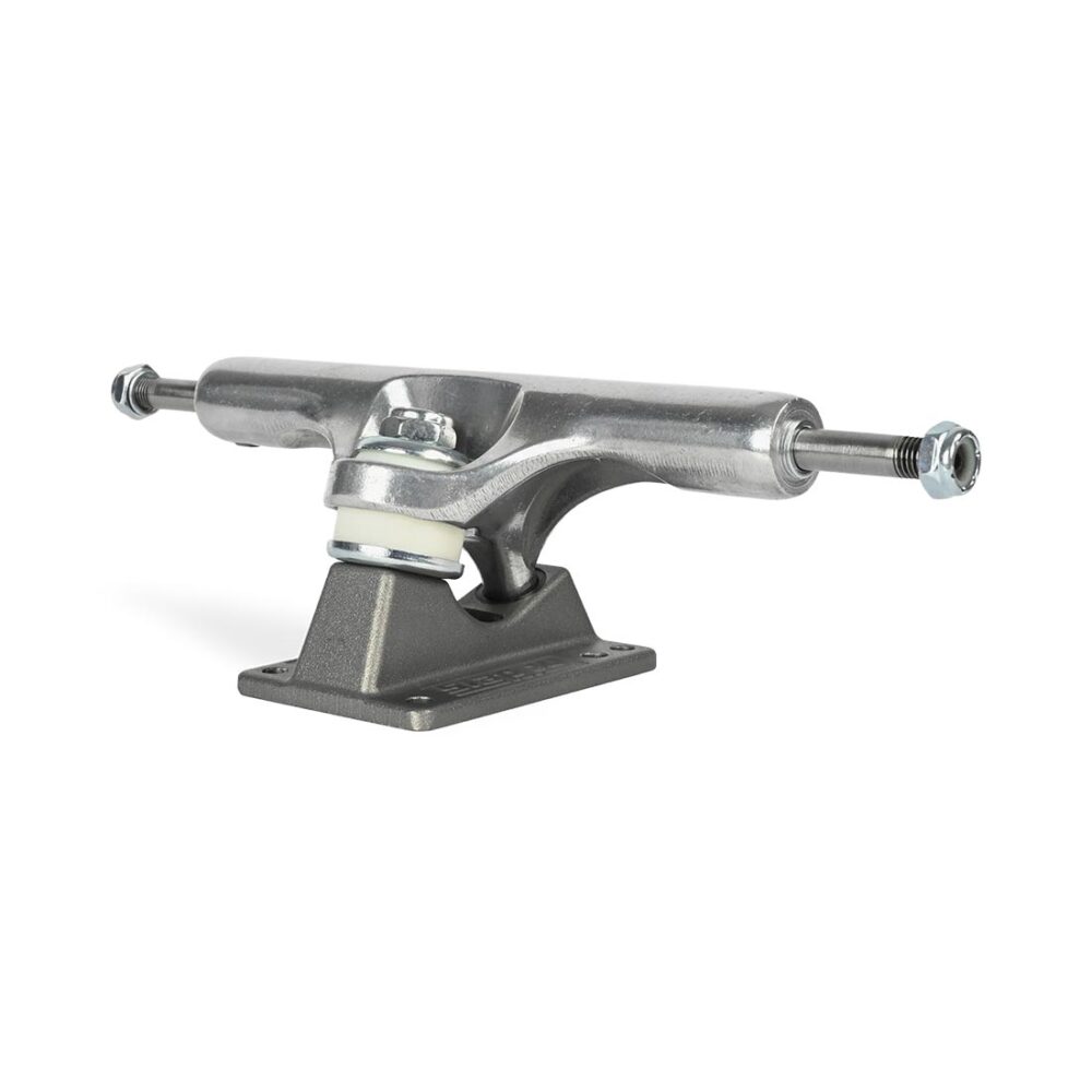 Slappy ST1 Hollow Lights 10" Skateboard Trucks (Pair) - Polished/Grey