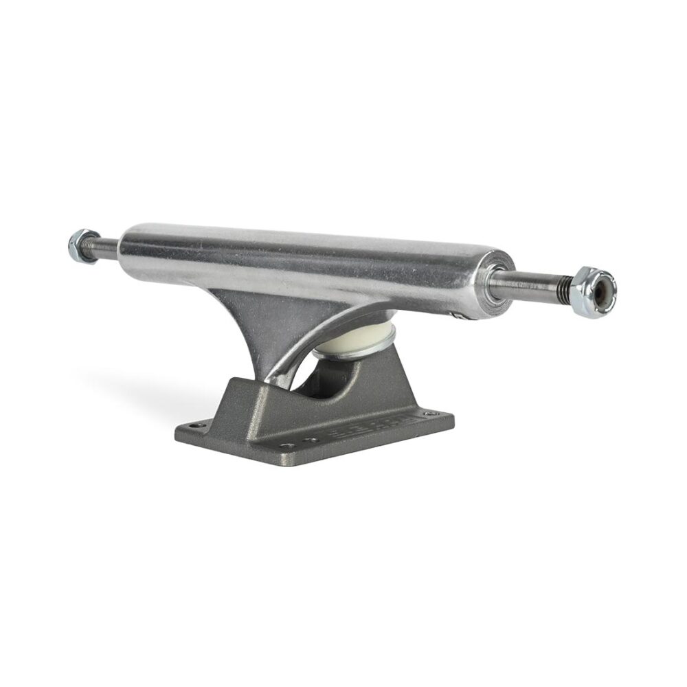 Slappy ST1 Hollow Lights 10" Skateboard Trucks (Pair) - Polished/Grey